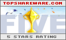 Rated 5 Stars at TopShareware.com